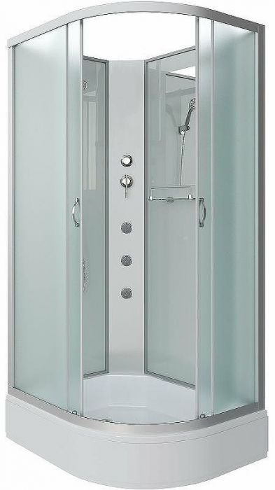 Душевая кабина Niagara Classic 100х80 L NG-33084-14LBKG с гидромассажем