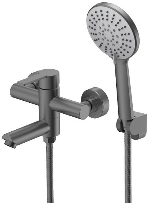 Смеситель для ванны Agger Easy A3121255 цвет Оружейная сталь