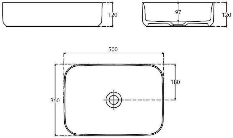 Раковина-чаша Allen Brau Fantasy 50 4.11021.SM Розовая