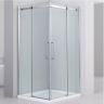 Душевой уголок Black&White Stellar Wind S502 5021010 профиль Серебристый хром стекло прозрачное