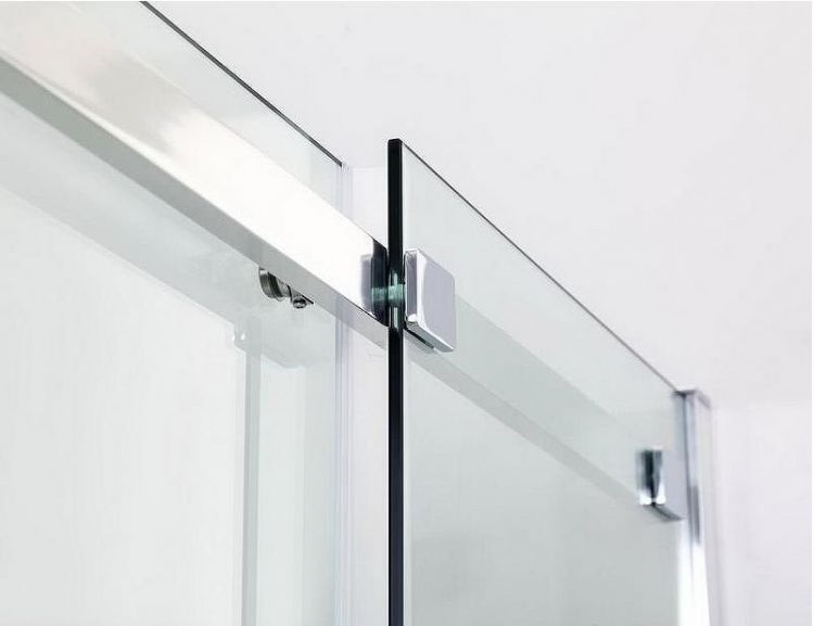 Душевой уголок Black&White Stellar Wind S502 5021010 профиль Серебристый хром стекло прозрачное