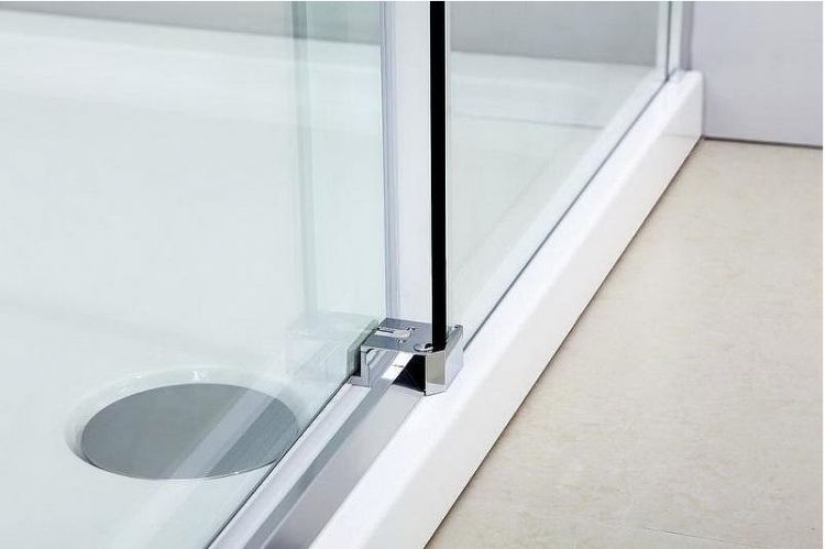 Душевой уголок Black&White Stellar Wind S502 5021010 профиль Серебристый хром стекло прозрачное