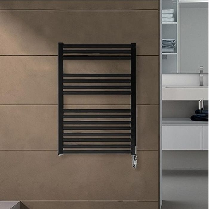 Электрический полотенцесушитель Irsap Ares 580x818 EIS058IK1IR01NNN01 Черный матовый