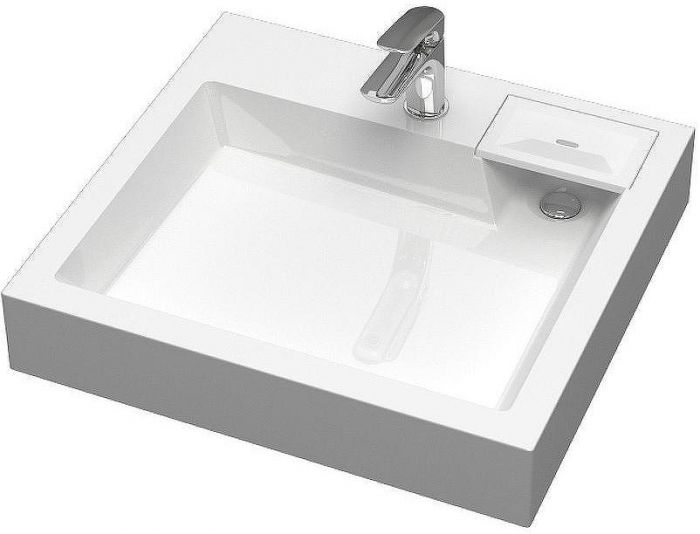 Раковина Reflexion Delta 60 RX6055DE на стиральную машину Белая