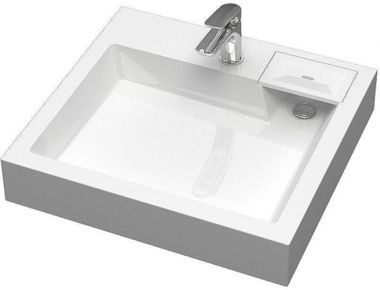 Раковина Reflexion Delta 60 RX6055DE на стиральную машину Белая