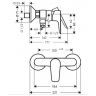 Hansgrohe Talis E, Смеситель для душа, Цвет: хром