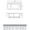 Акриловая ванна Vayer Boomerang 180x80 R Гл000010523 без гидромассажа