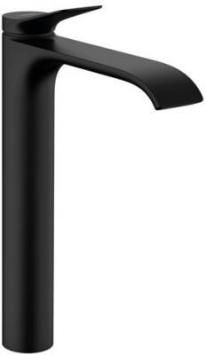 Hansgrohe Vivenis Смеситель для ванны раковины на 1 отверстие, однорычажный, высокий, цвет: черный матовый