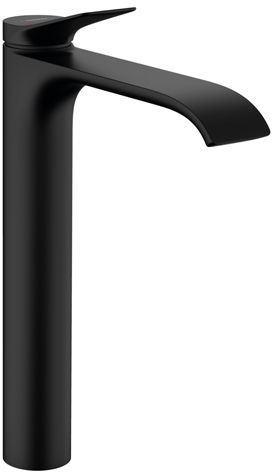 Hansgrohe Vivenis Смеситель для ванны раковины на 1 отверстие, однорычажный, высокий, цвет: черный матовый