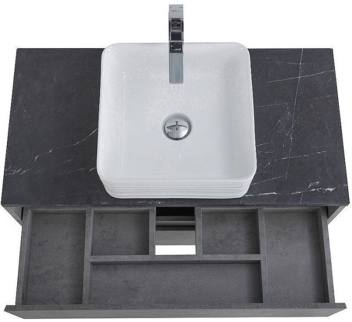 Тумба под раковину BelBagno Kraft 90 KRAFT-900-2C-SO-CG подвесная Cemento Grigio