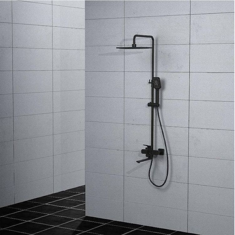 Душевая система Frap H62 F2462 Черная матовая Душевая система Frap H62 F2462 Черная матовая