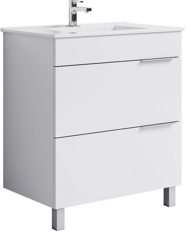 Тумба под раковину Aqwella Бриг 75 Br.01.07/2/W Белый