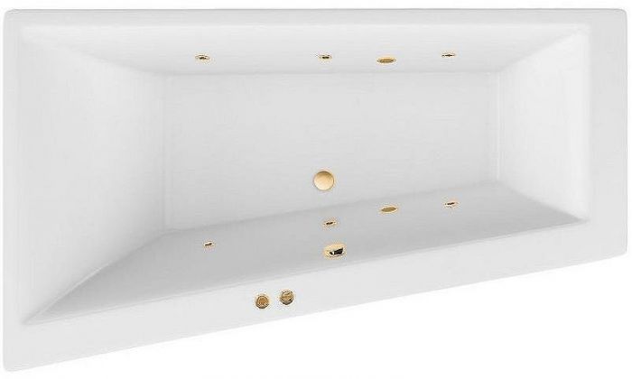 Акриловая ванна Excellent Sfera 170x100 L WAEX.SFL17.SOFT.GL с гидромассажем