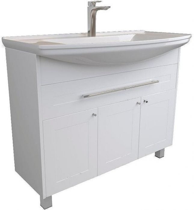 Тумба под раковину 1MarKa Lina Classic New 105Н У94491 Белый глянец