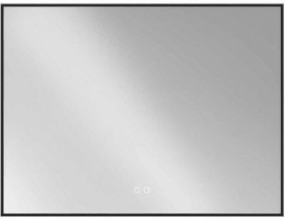 Зеркало Vincea 80 VLM-3VN800B-2 с подсветкой Черное с сенсорным выключателем с подогревом и диммером