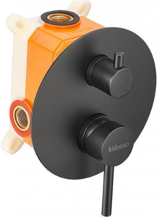 Душевая система Milacio Ultra MCU.150.MB Черная матовая