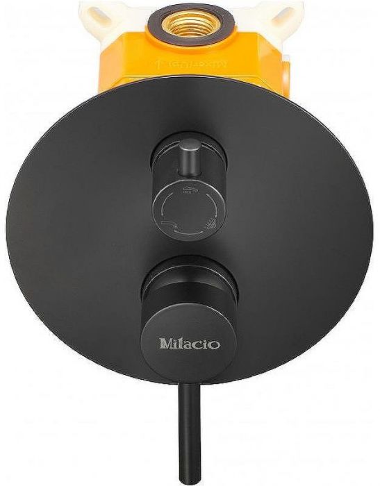 Душевая система Milacio Ultra MCU.150.MB Черная матовая