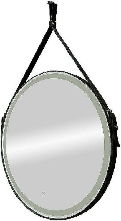 Зеркало Континент Millenium D 800 ЗЛП1798 с подсветкой Черное с сенсорным выключателем