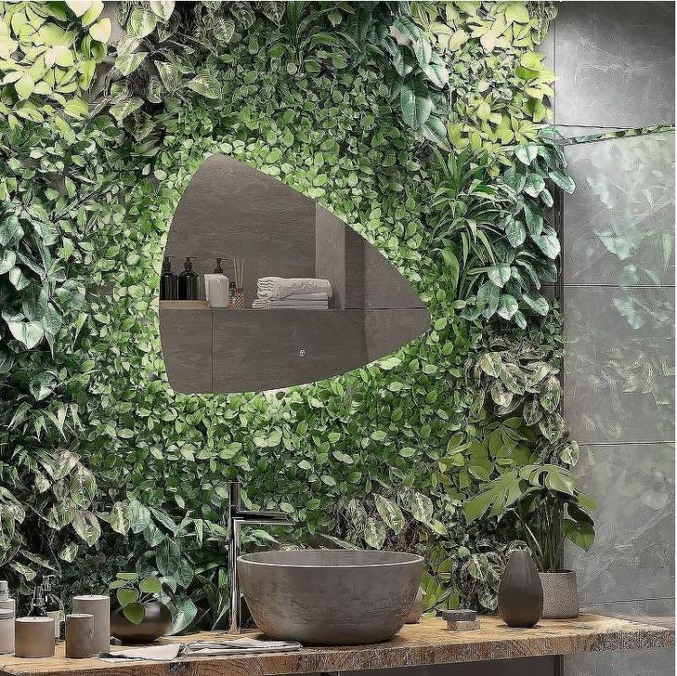 Зеркало Континент Jazz 900х700 ЗЛП617 с подсветкой с сенсорным выключателем