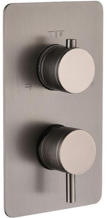 Смеситель для душа Boheme Cell 135-3-GM Оружейная сталь