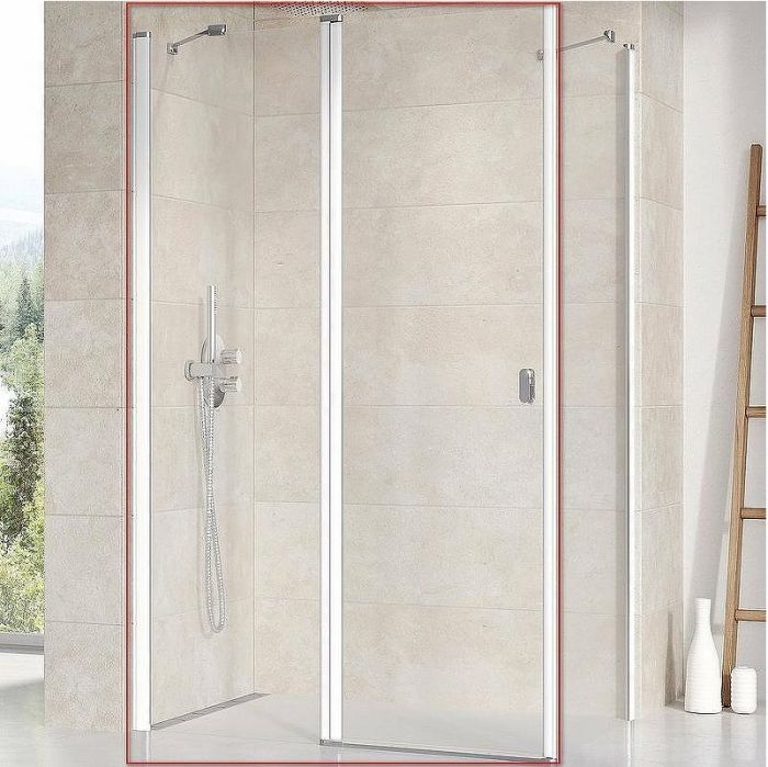 Душевая дверь Ravak Chrome CRV2-120 1QVG0100Z1 профиль Белый стекло Transparent