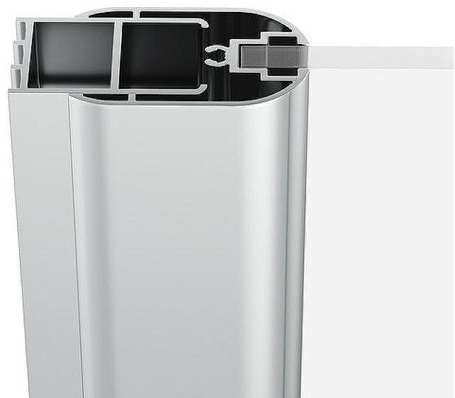 Душевая дверь Ravak Chrome CRV2-120 1QVG0100Z1 профиль Белый стекло Transparent