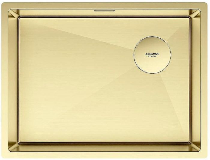 Кухонная мойка Paulmark Next-Skew 58 Uni PM885844-LG Светлое золото