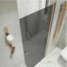 Душевая дверь Maybah Glass MGD-807-2 800x1980 на монопетле Бронза стекло графитовое матовое