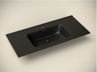 Умывальник CERAMICANOVA Element накладной прямоугольный (цвет Черный Матовый) CN7003MB