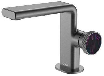 Смеситель для раковины Black&amp;White Gravity GF-7207-GM 7207GM цвет Оружейная сталь