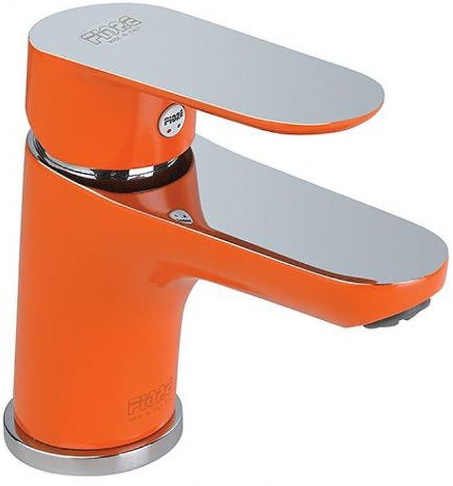 Смеситель для раковины Fiore Kevon Chic 81OX8120 цвет Хром Оранжевый