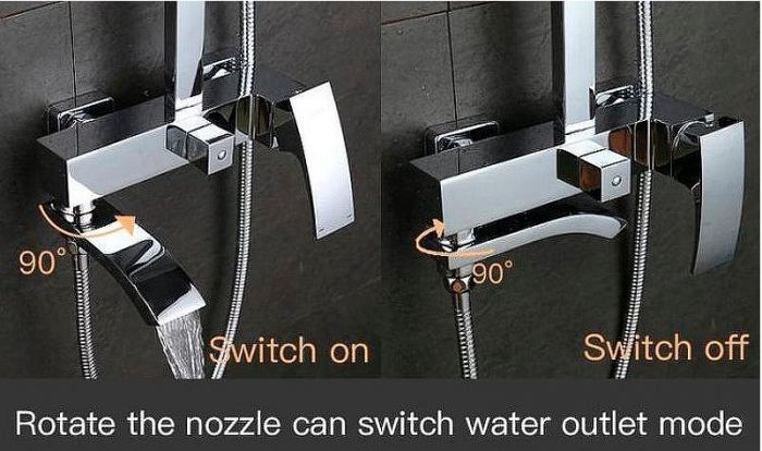 Душевая система Gappo G07 G2407-11 Хром