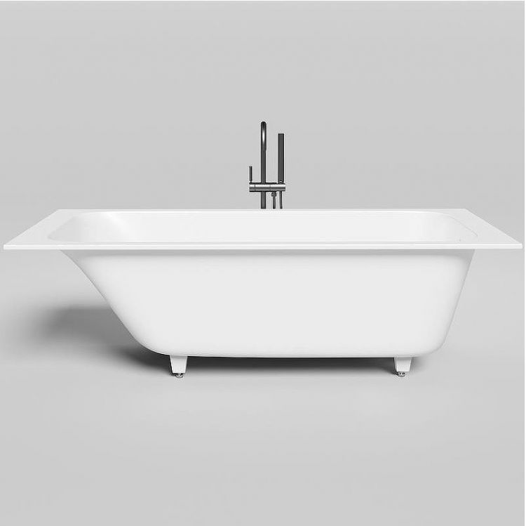 Ванна из искусственного камня Salini Orlanda 180х80 102012G Белая глянцевая