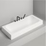 Ванна из искусственного камня Salini Orlanda 180х80 102012G Белая глянцевая