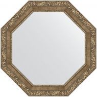 Зеркало Evoform Octagon 70х70 BY 7341 в багетной раме - Виньетка античная латунь 85