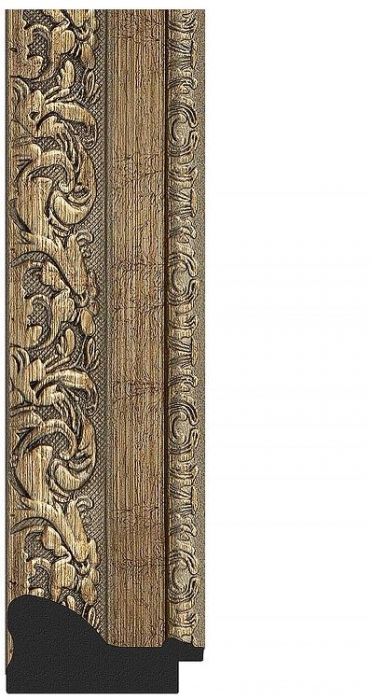 Зеркало Evoform Octagon 70х70 BY 7341 в багетной раме - Виньетка античная латунь 85