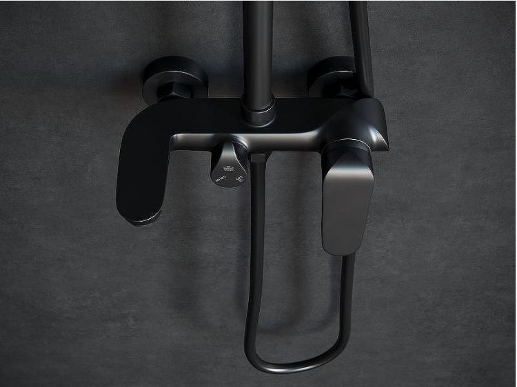 Душевая система Laguraty 7000 Черная