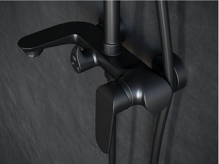 Душевая система Laguraty 7000 Черная