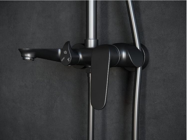 Душевая система Laguraty 7000 Черная