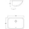 Раковина ARTCERAM WASHBASINS NTL001 01 00 Раковина ARTCERAM WASHBASINS NTL001 01 00
