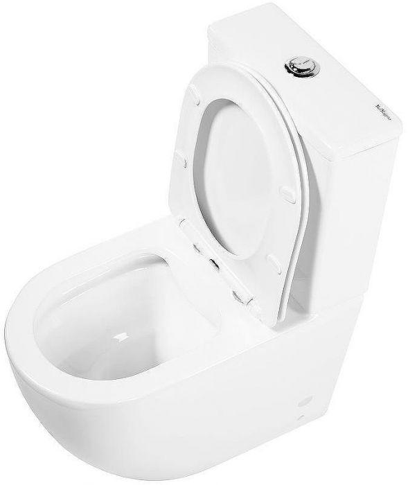 Унитаз компакт BelBagno Amanda BB051CPR/BB051SC без бачка с сиденьем Микролифт