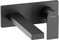 Смеситель для раковины SANCOS Studio c внутренней частью, черный матовый, SC9017MB Смеситель для раковины SANCOS Studio c внутренней частью, черный матовый, SC9017MB