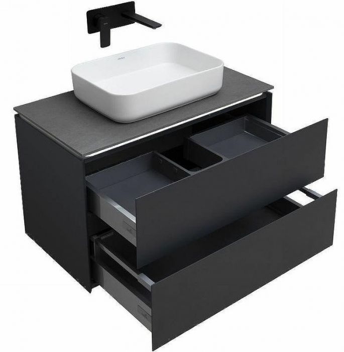 Тумба под раковину Allen Brau Infinity 85 1.21001.AM подвесная Антрацит матовый