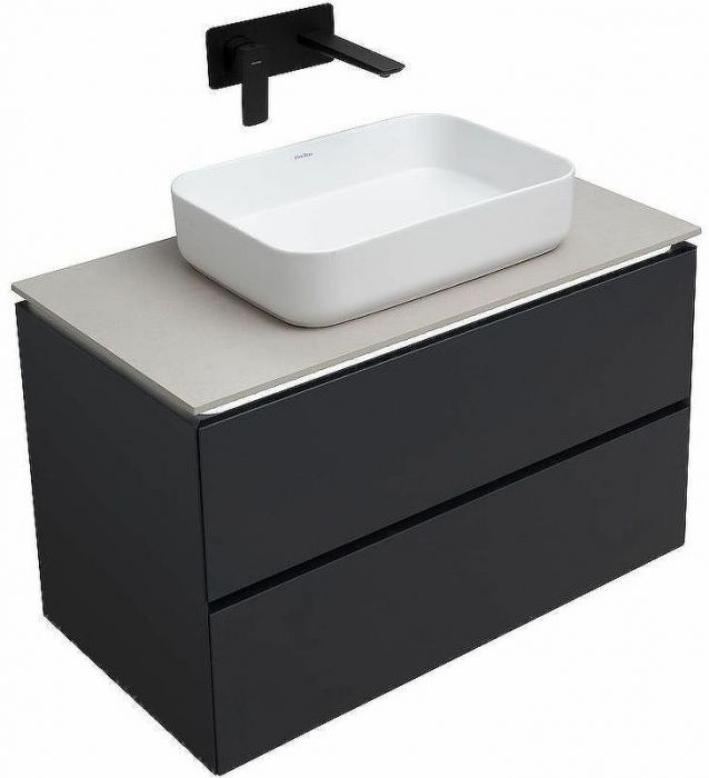 Тумба под раковину Allen Brau Infinity 85 1.21001.AM подвесная Антрацит матовый