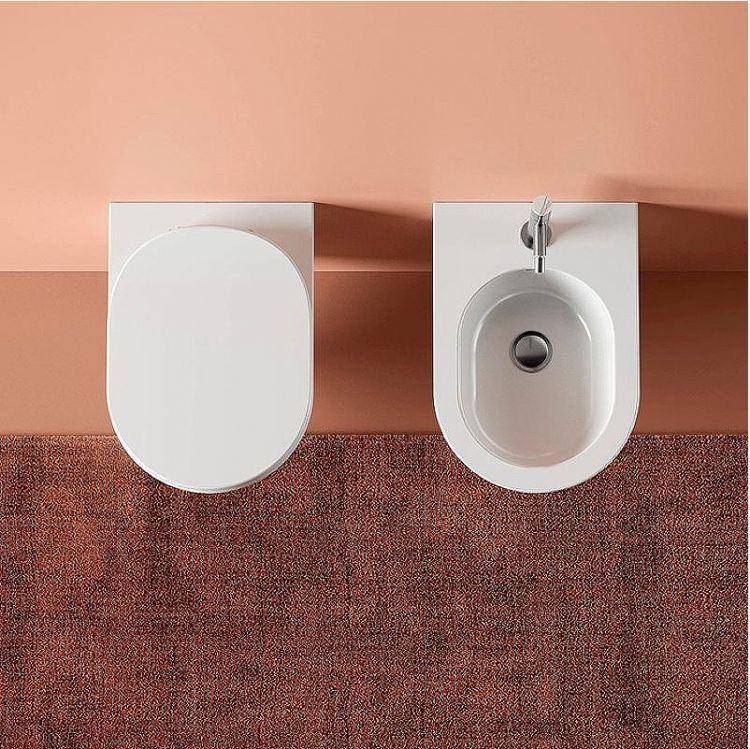 Унитаз Artceram Chic CHV001 05 00 подвесной Белый матовый без сиденья