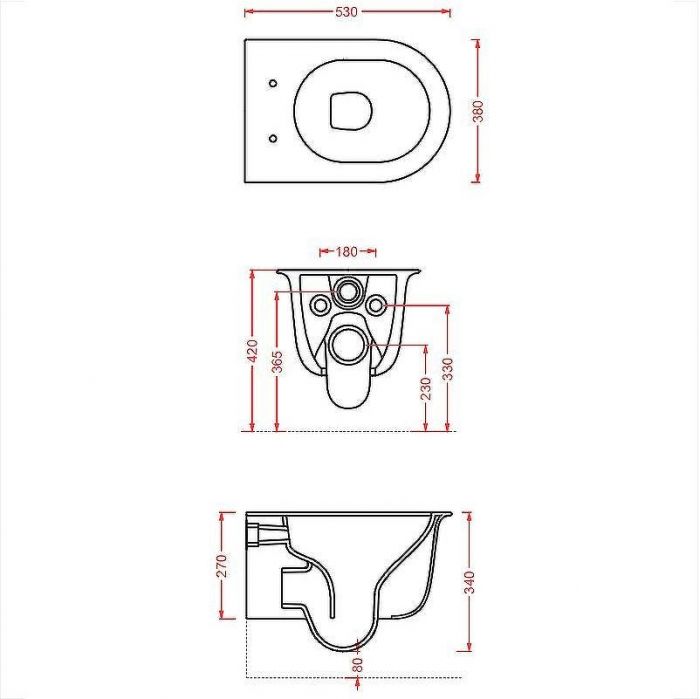 Унитаз Artceram Chic CHV001 05 00 подвесной Белый матовый без сиденья