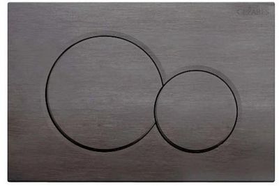 Клавиша смыва Cezares Stylus STYLUS-BTN-GM цвет Оружейная сталь