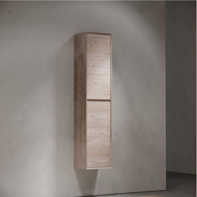 Шкаф-пенал SANCOS Marmi 1.0 подвесной, дуб галифакс натуральный 350х300х1600, PMR35EG