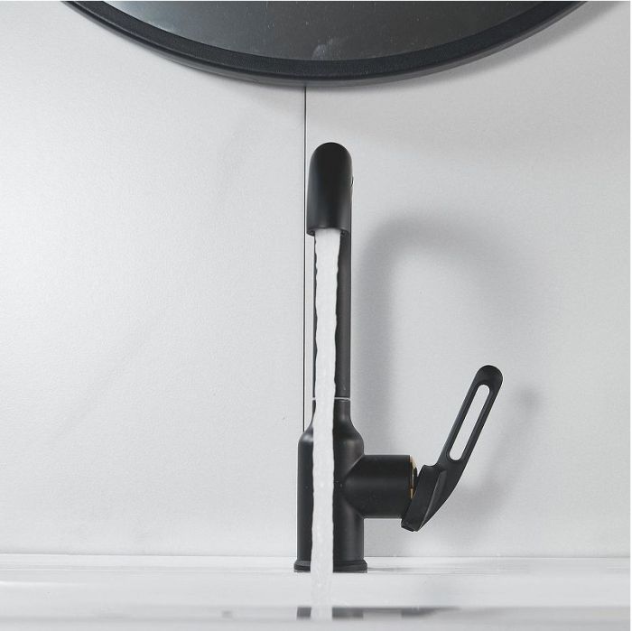 Смеситель для раковины Raffine F201H цвет Черный