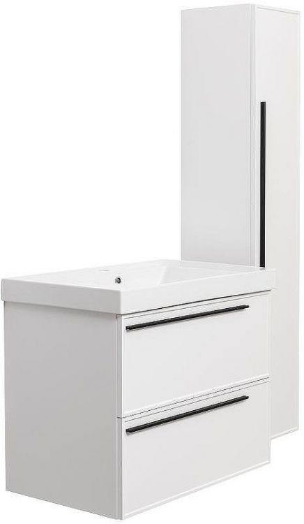 Тумба под раковину La Fenice Elba 80 FNC-01-ELB-B-80-2 подвесная Белая матовая